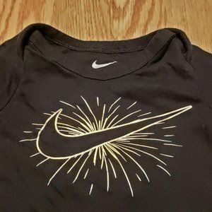 Nike Bodysuit Baby  Size: 9 Months  Black  Unisex